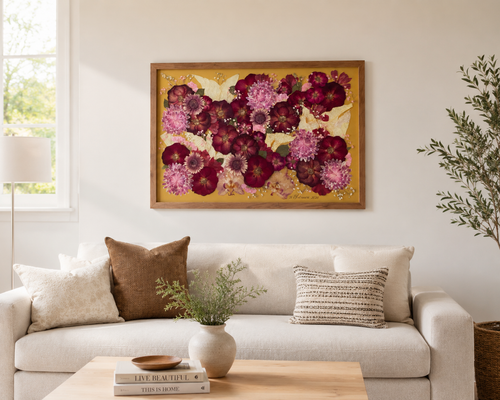 Pressed Flower Art Frame