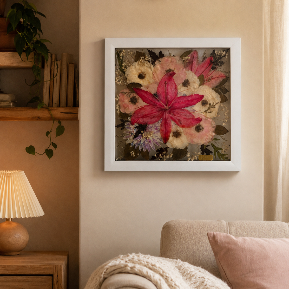 Pressed Flower Art Frame