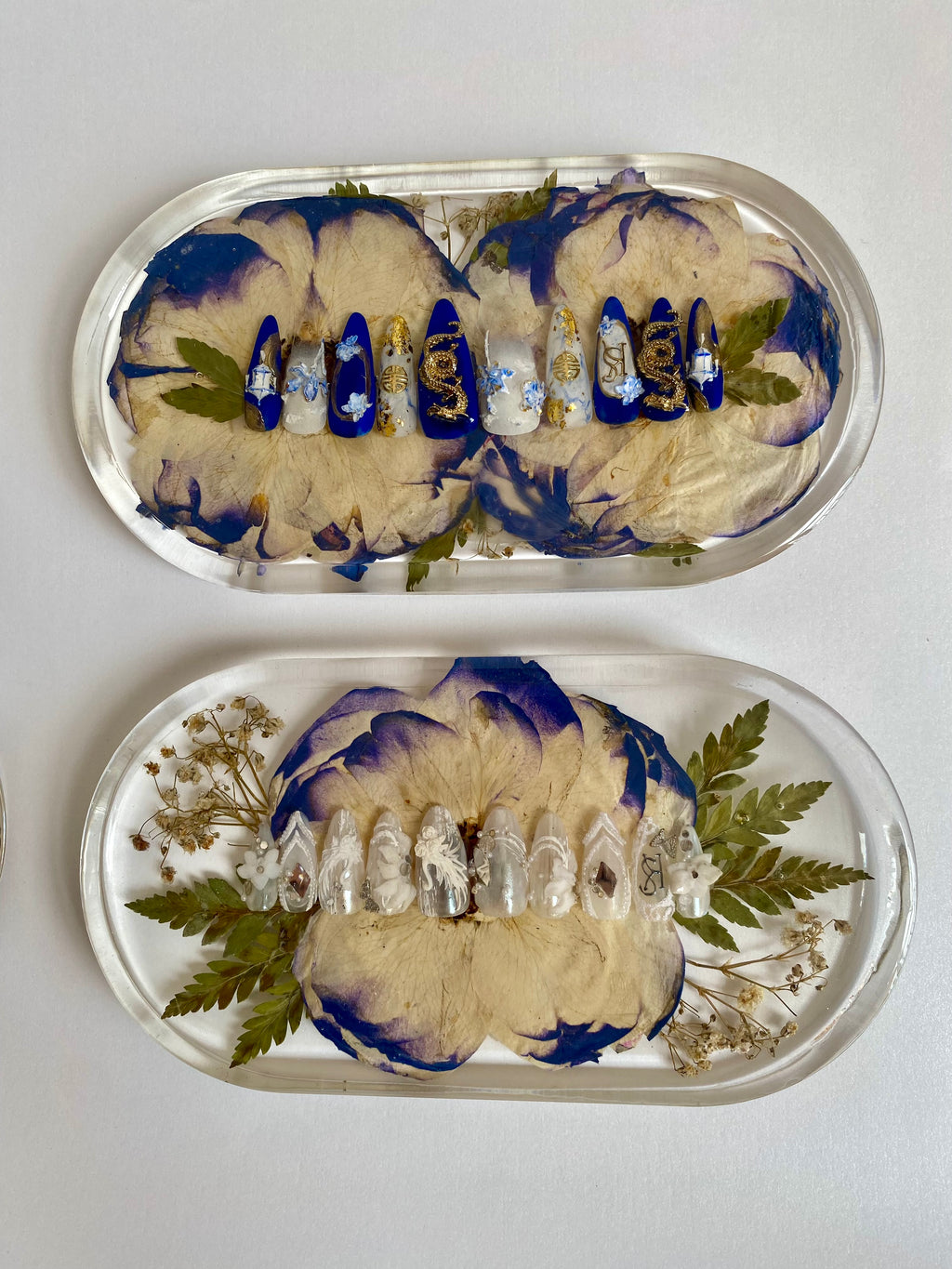Custom Small Oval Resin Tray