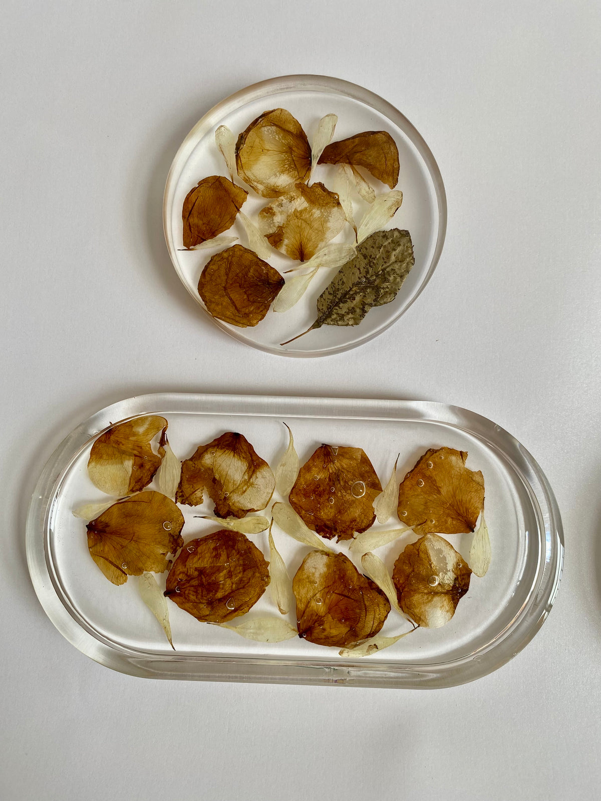 Custom Small Oval Resin Tray