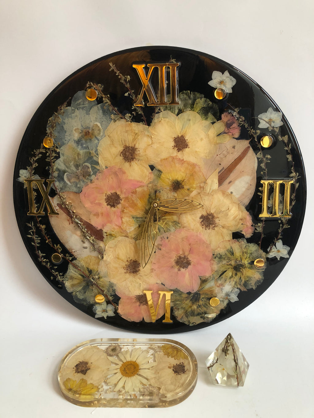 Custom Floral Resin Ring Holder